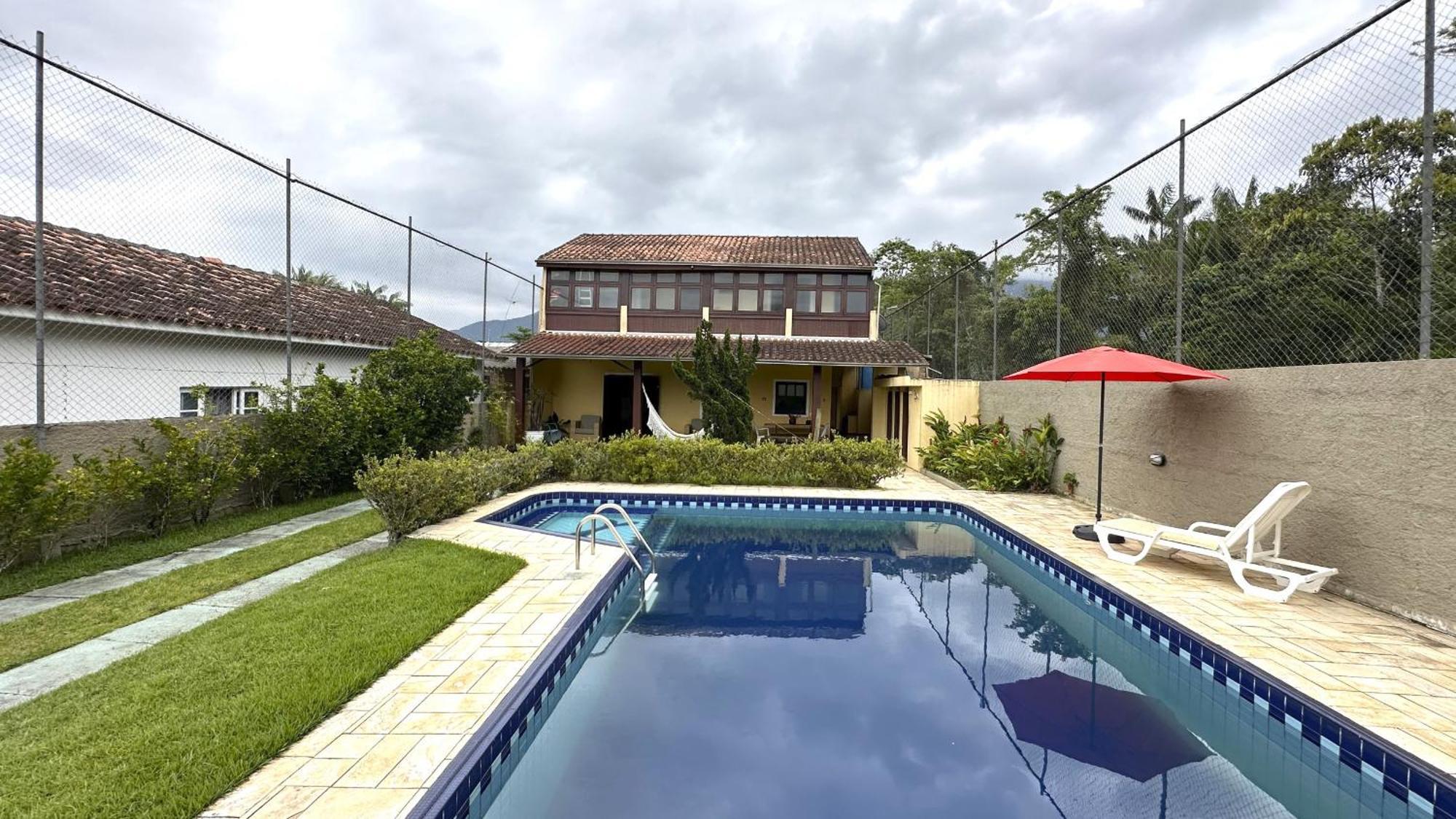 Casa C Piscina A 700M Da Praia De Caraguatatuba Sp Ngoại thất bức ảnh